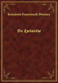 Do kwiatów - ebook