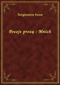 Poezje prozą : Mnich - ebook