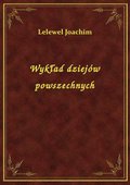 Wykład dziejów powszechnych - ebook