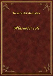 : Własności soli - ebook